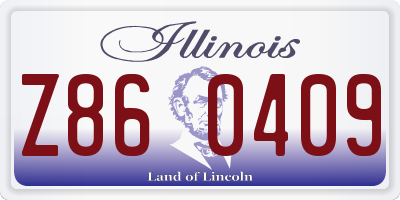 IL license plate Z860409