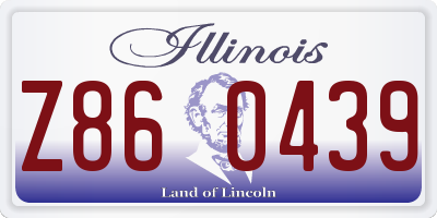 IL license plate Z860439