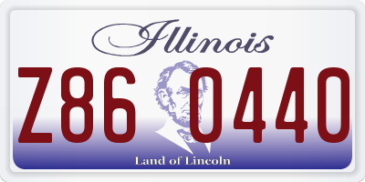 IL license plate Z860440