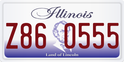 IL license plate Z860555