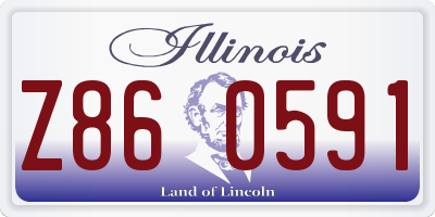 IL license plate Z860591