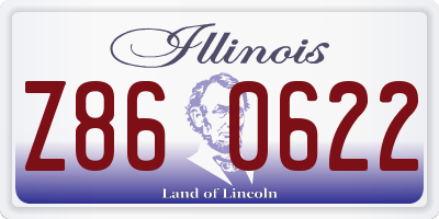 IL license plate Z860622