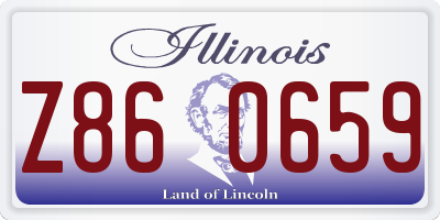 IL license plate Z860659