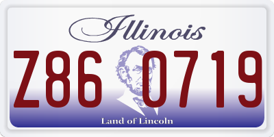 IL license plate Z860719