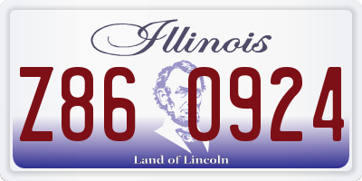 IL license plate Z860924