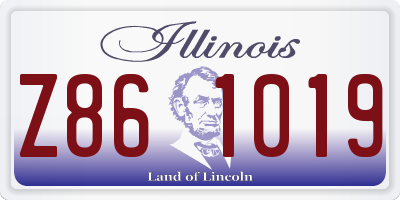 IL license plate Z861019