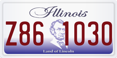 IL license plate Z861030