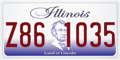 IL license plate Z861035