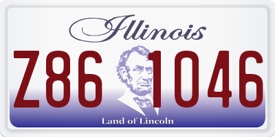 IL license plate Z861046