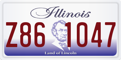IL license plate Z861047