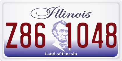 IL license plate Z861048