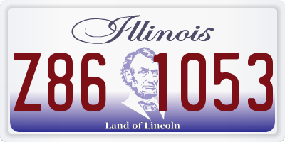 IL license plate Z861053