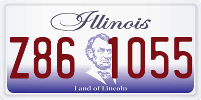 IL license plate Z861055
