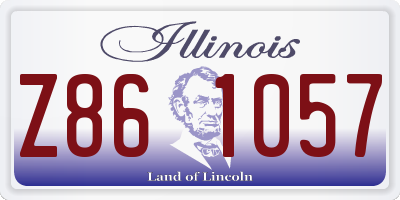 IL license plate Z861057