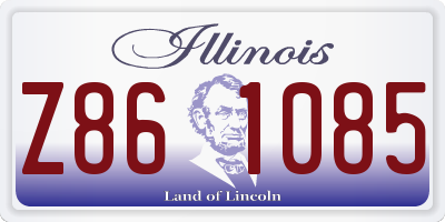 IL license plate Z861085