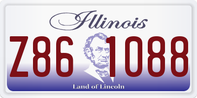 IL license plate Z861088