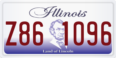 IL license plate Z861096