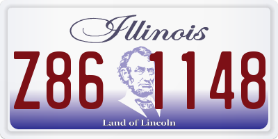 IL license plate Z861148