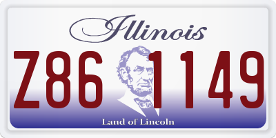IL license plate Z861149