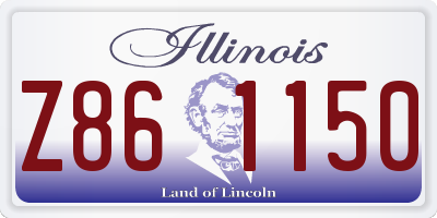 IL license plate Z861150