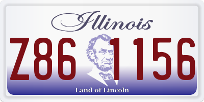 IL license plate Z861156
