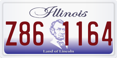 IL license plate Z861164