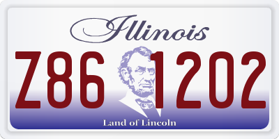 IL license plate Z861202