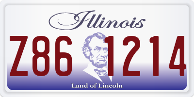 IL license plate Z861214
