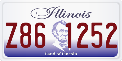 IL license plate Z861252