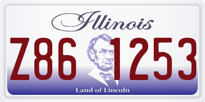 IL license plate Z861253