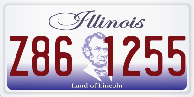 IL license plate Z861255