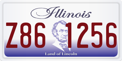 IL license plate Z861256