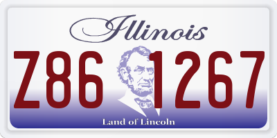 IL license plate Z861267