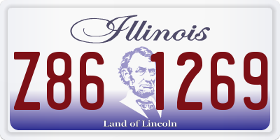 IL license plate Z861269