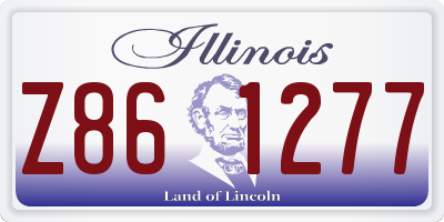 IL license plate Z861277
