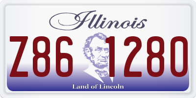 IL license plate Z861280