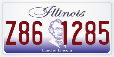 IL license plate Z861285