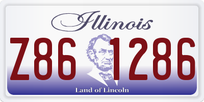 IL license plate Z861286