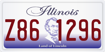 IL license plate Z861296