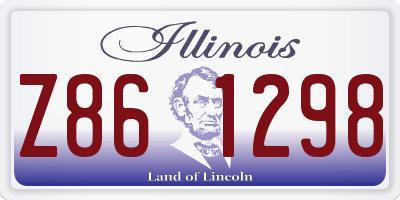 IL license plate Z861298