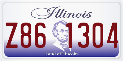 IL license plate Z861304