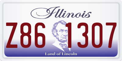 IL license plate Z861307