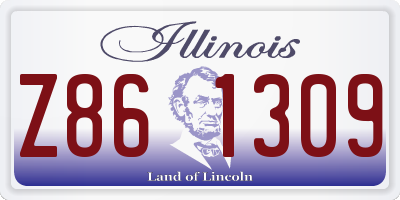 IL license plate Z861309