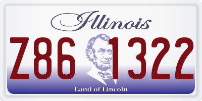 IL license plate Z861322