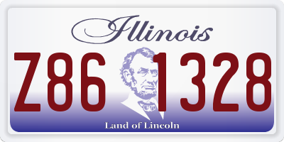 IL license plate Z861328
