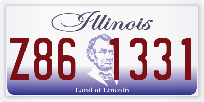 IL license plate Z861331