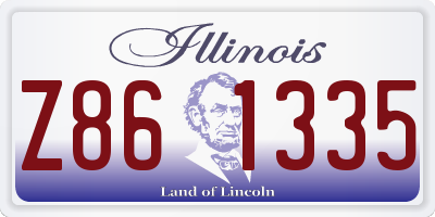 IL license plate Z861335