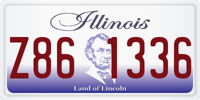 IL license plate Z861336