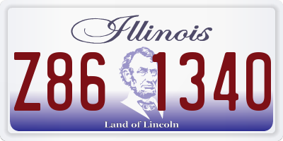 IL license plate Z861340