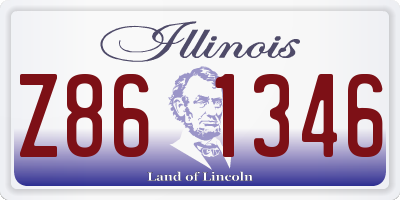 IL license plate Z861346